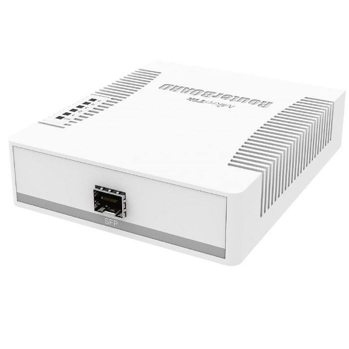MikroTik CSS106-5G-1S Switch Gigabit con 5 puertos Ethernet, 1 puerto SFP y PoE